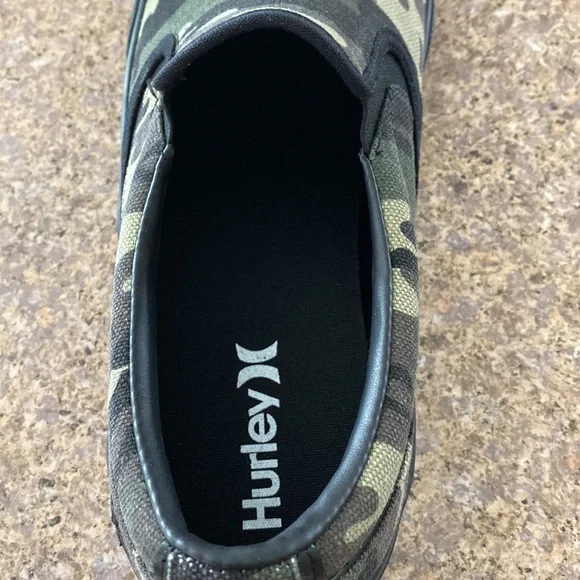 NWT Hurley Kayo Slip on Sneaker Shoe Camo and Black 10.5 M - Picture 13 of 14